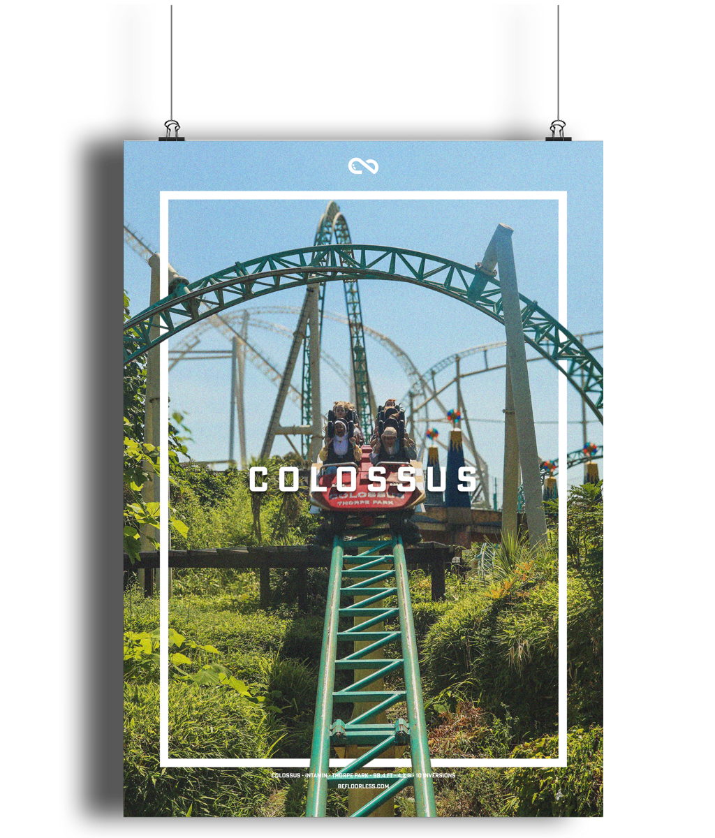 Colossus Coaster Poster