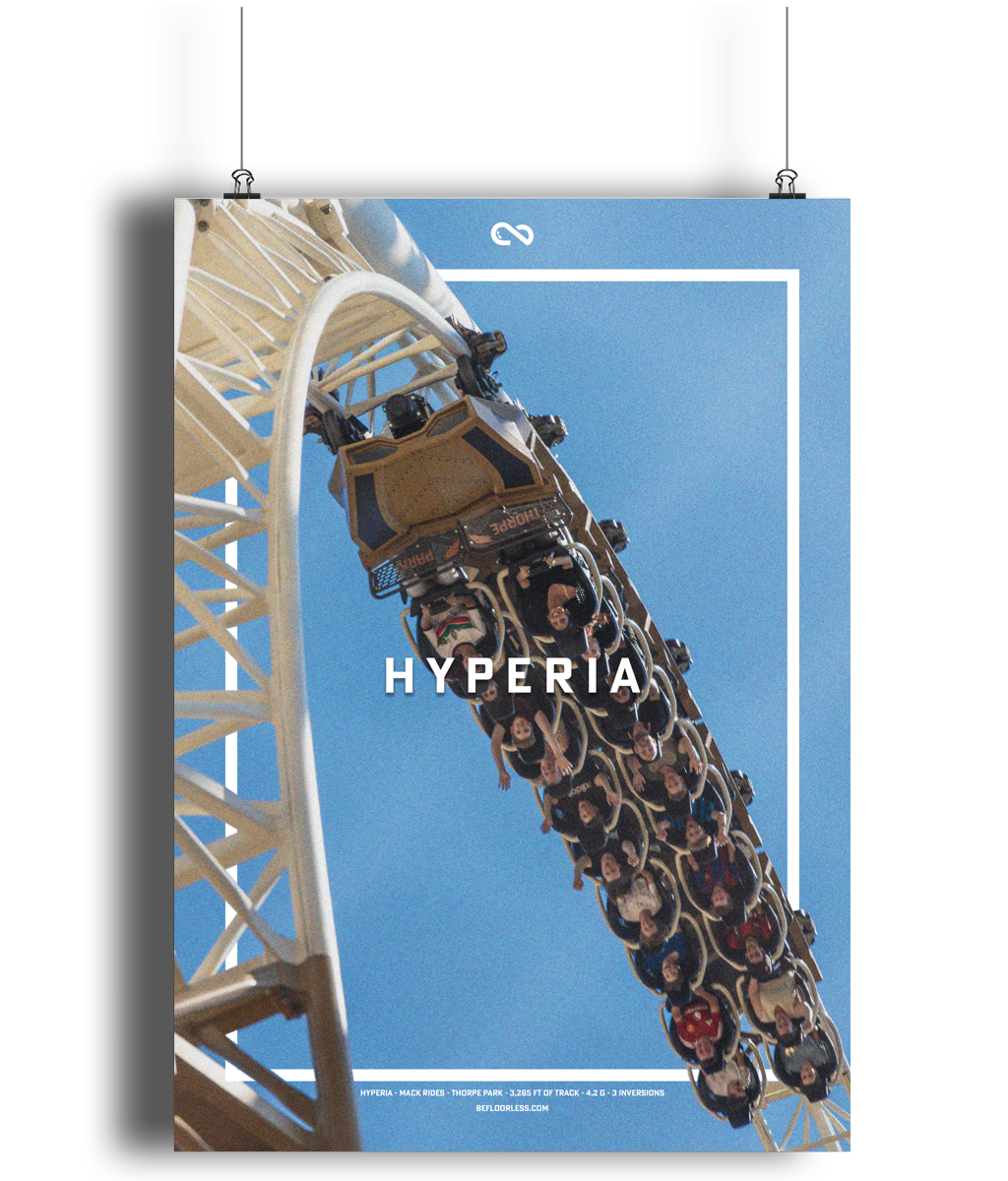 Hyperia Coaster Poster