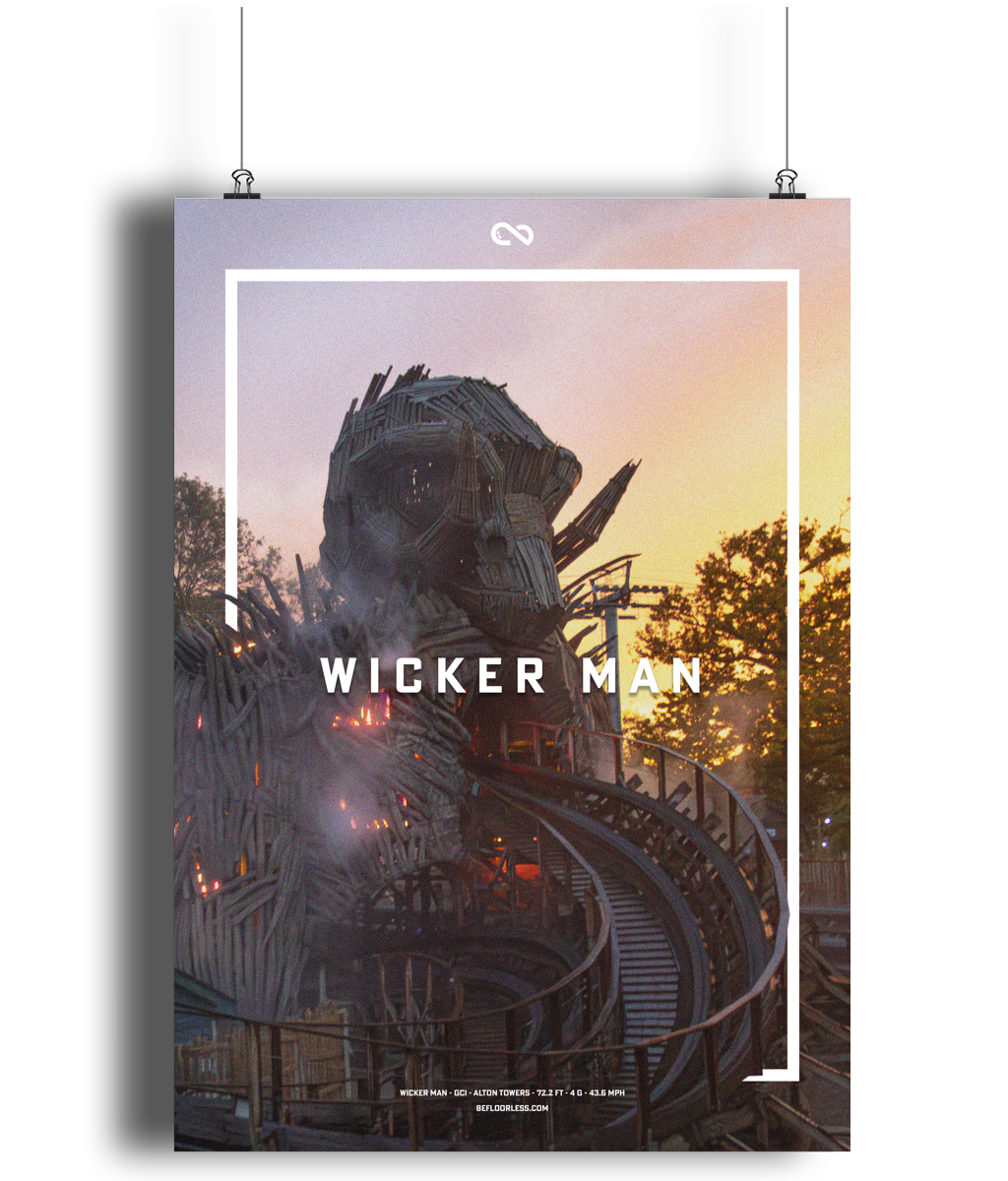 Wicker Man Coaster Poster