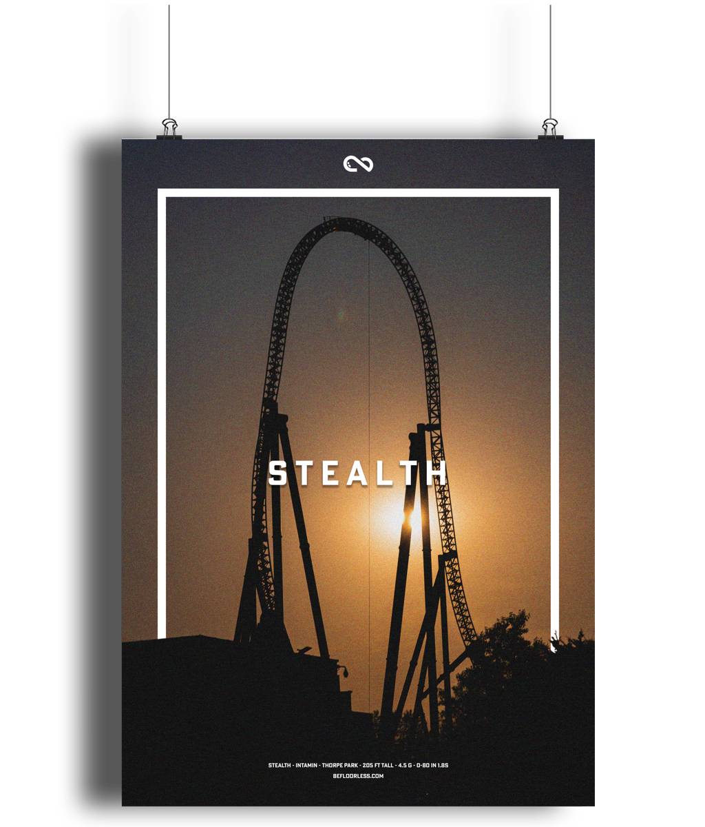 Stealth Coaster Poster