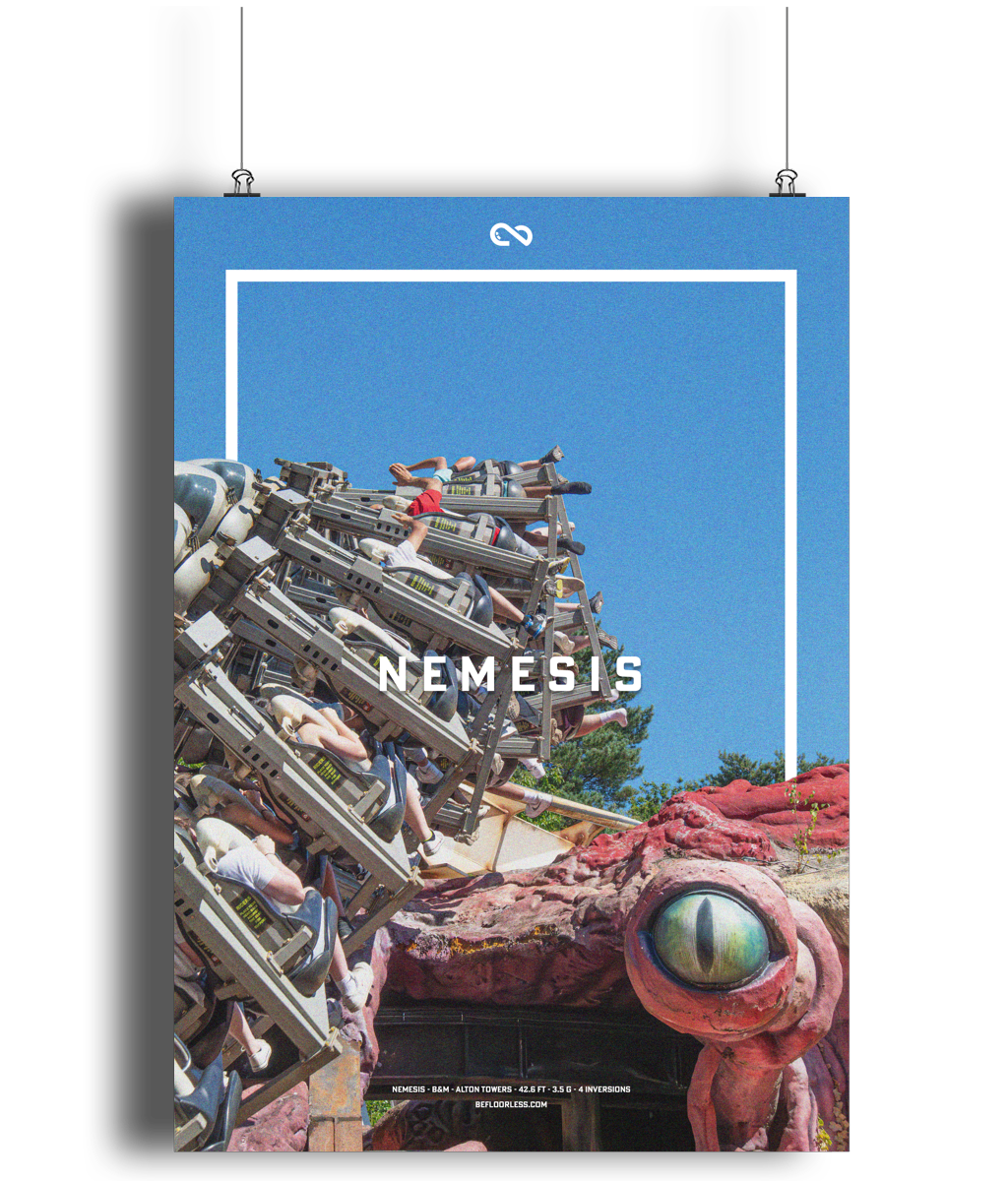 OG Nemesis Coaster Poster