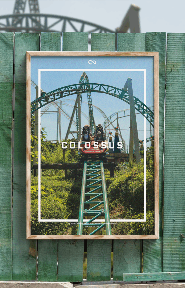 Colossus Coaster Poster