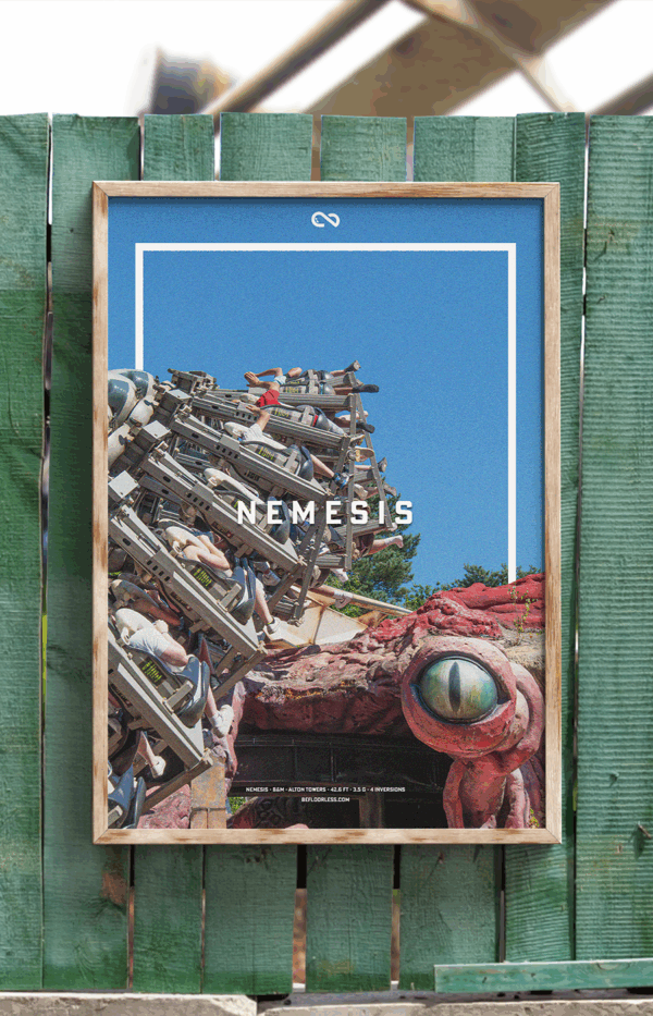 OG Nemesis Coaster Poster