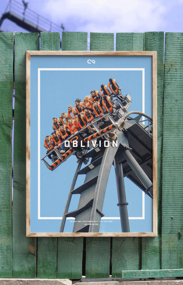 Oblivion Coaster Poster