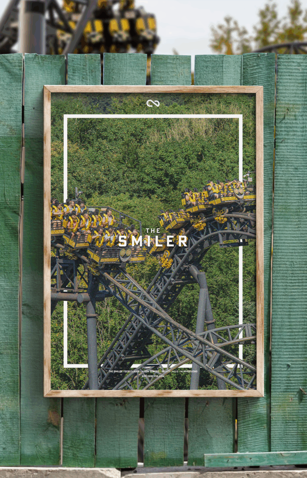 The Smiler Coaster Poster