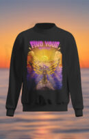 Find Your Fearless Front Print Sweater