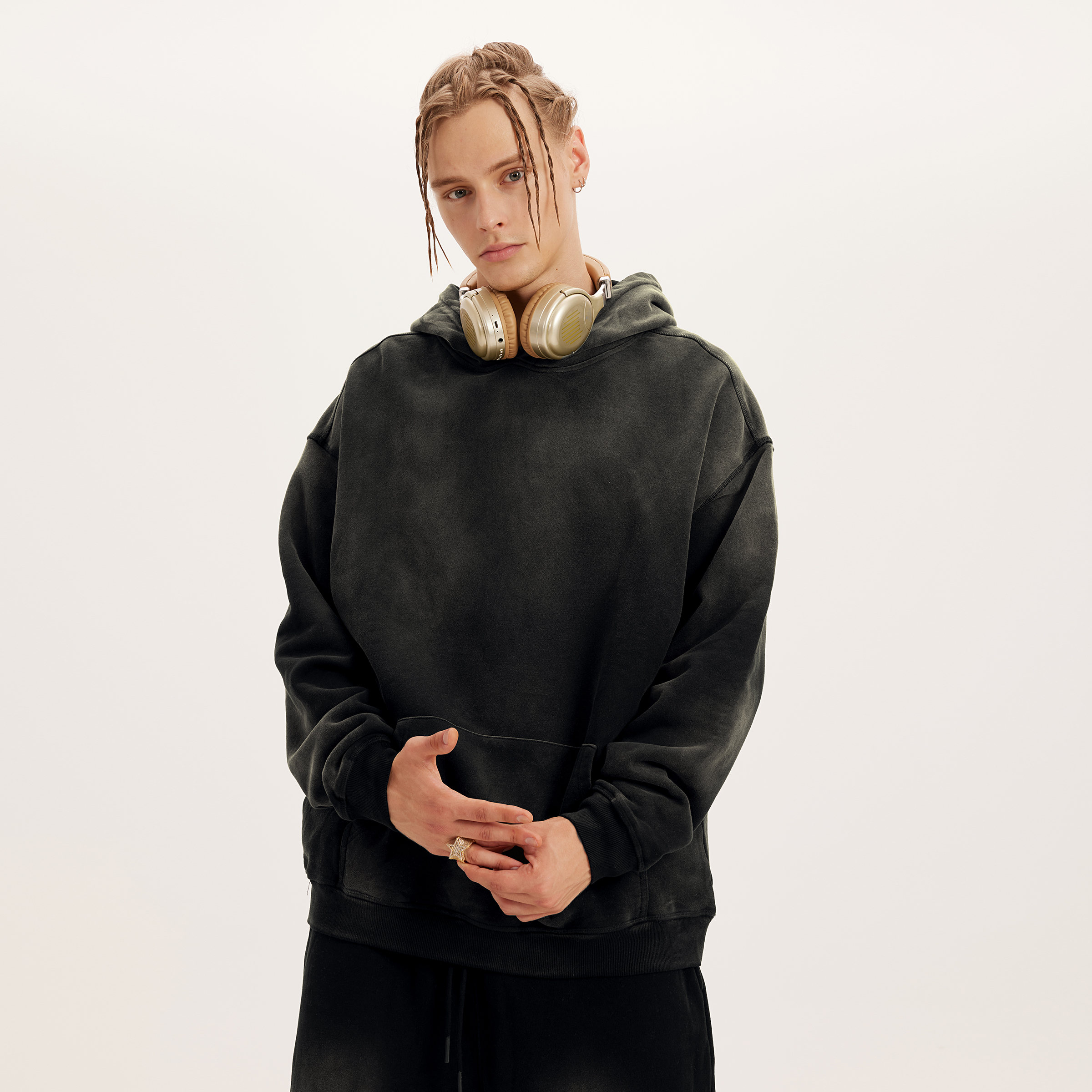 Visit Chapel Station Sun Faded Heavyweight Hoodie - Image 7