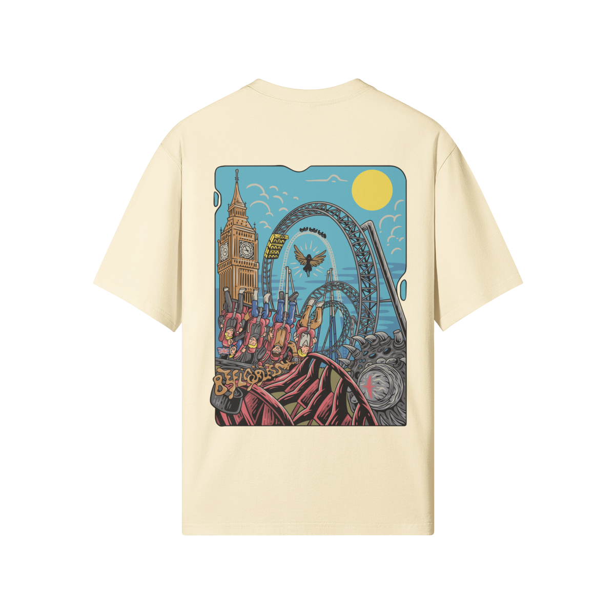 Coasters of the World - UK Edition Embroidered T-Shirt - Image 5