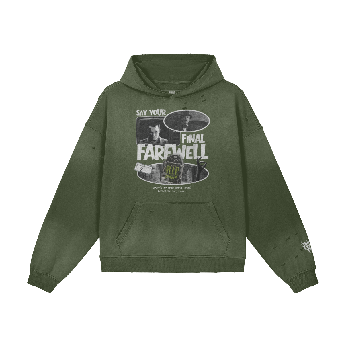 Final Farewell Distressed Hoodie - Image 2