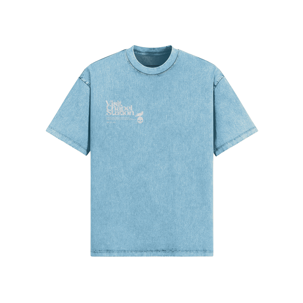 Visit Chapel Station Snow Wash Tee - Image 3