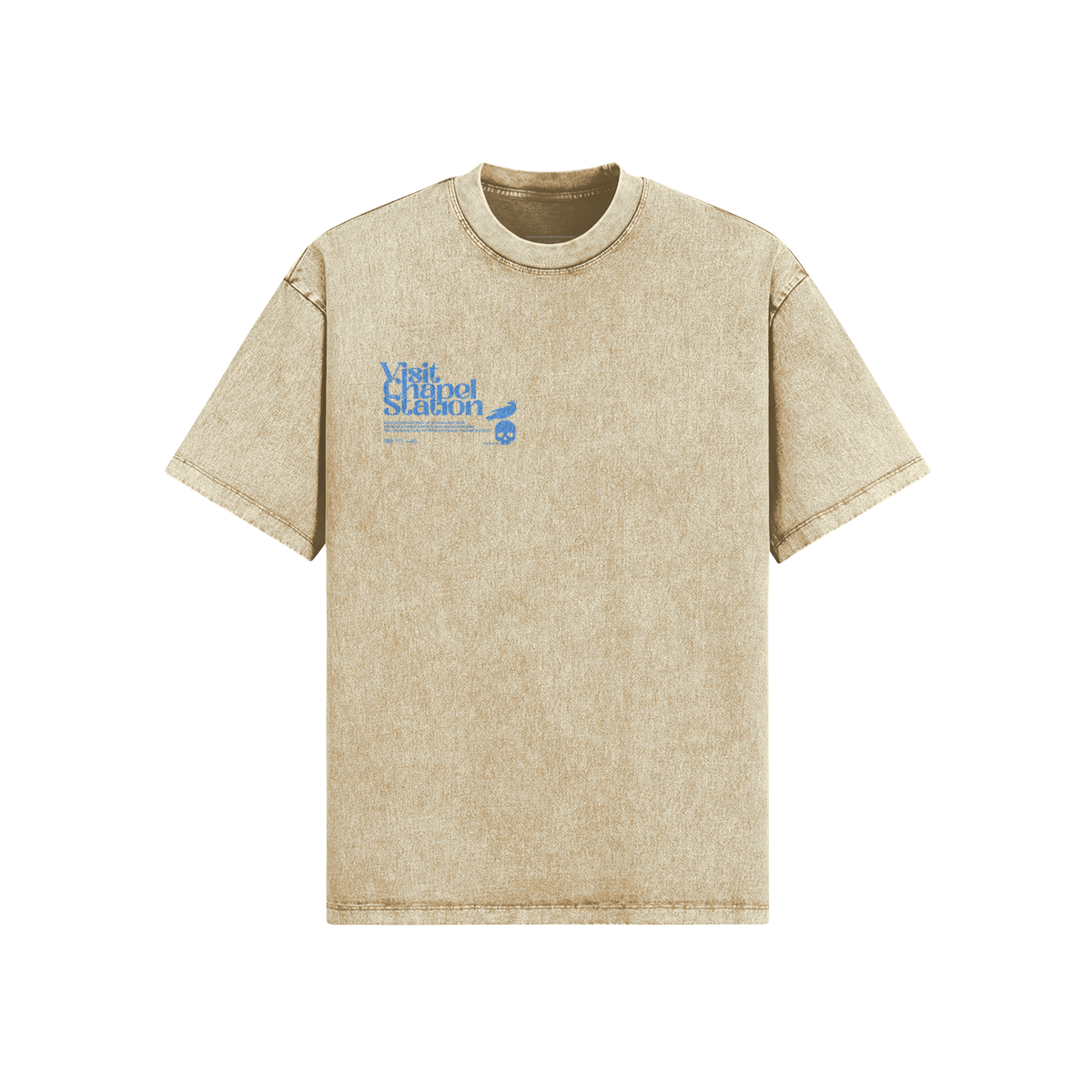 Visit Chapel Station Snow Wash Tee - Image 2