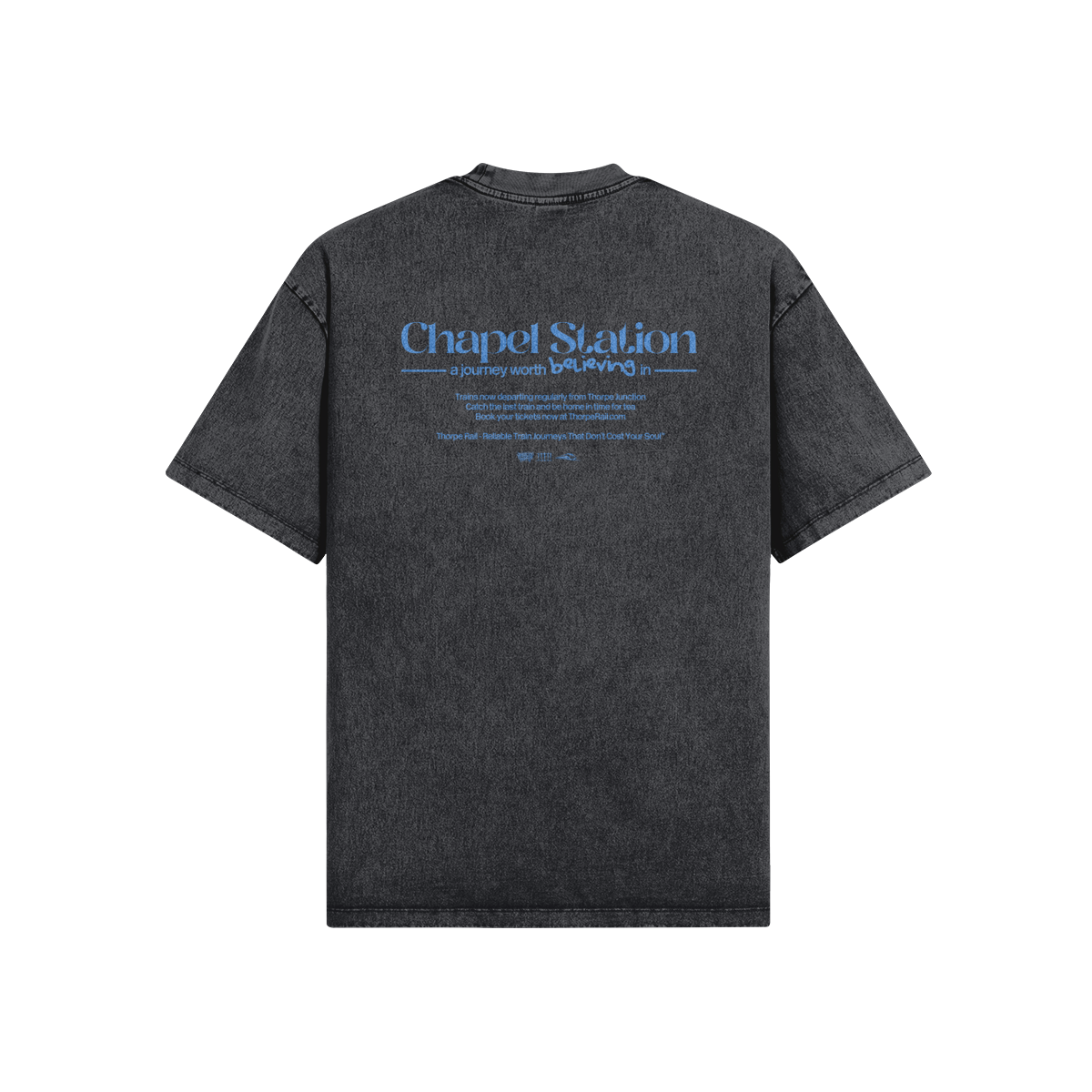 Visit Chapel Station Snow Wash Tee - Image 4