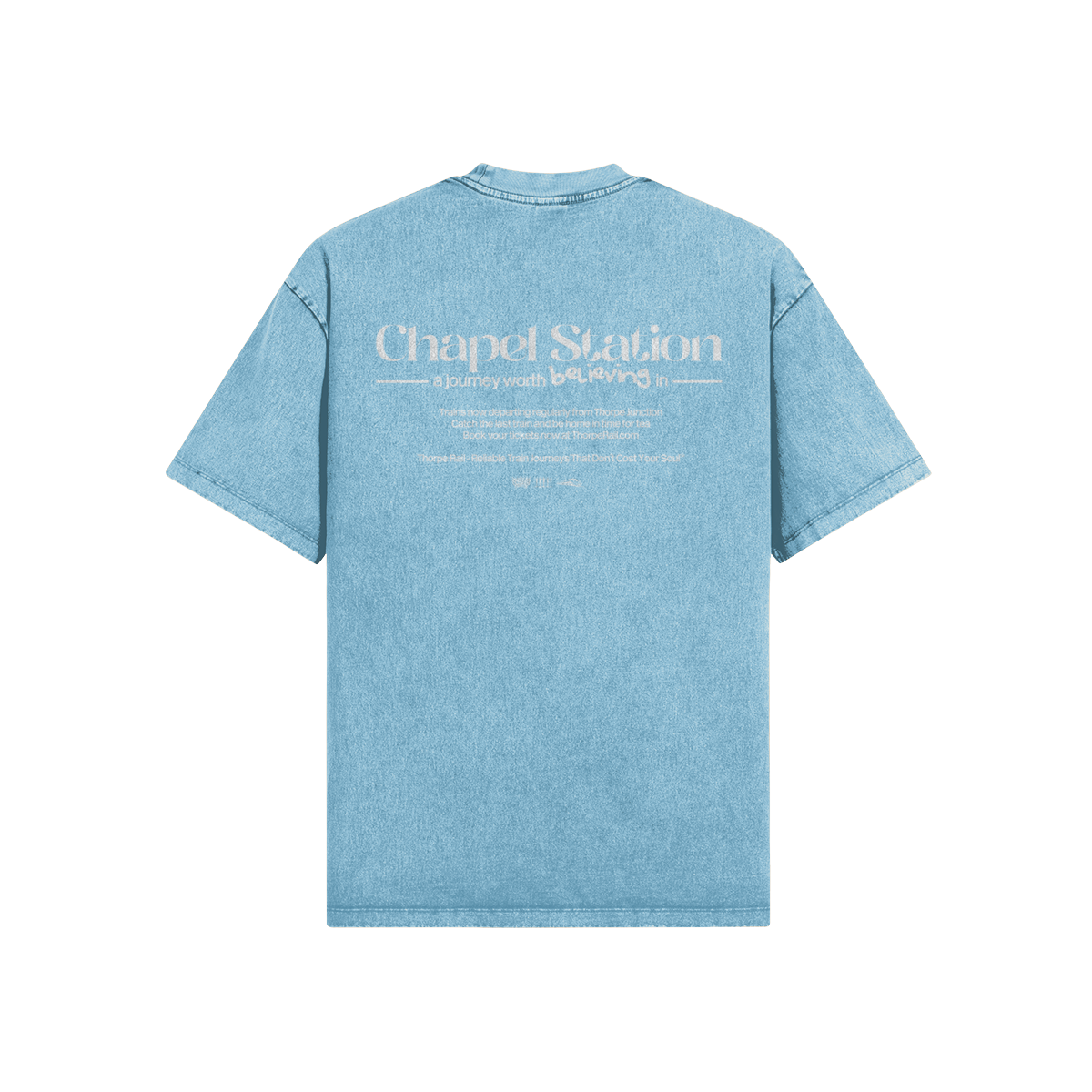 Visit Chapel Station Snow Wash Tee - Image 6