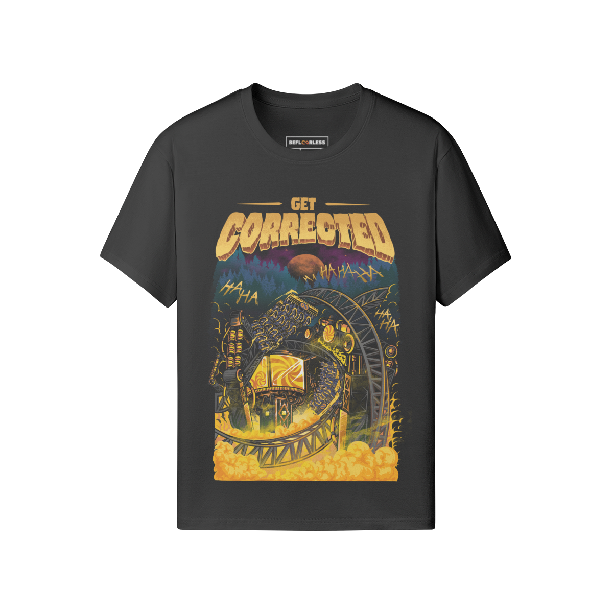 Get Corrected Front Print T-Shirt