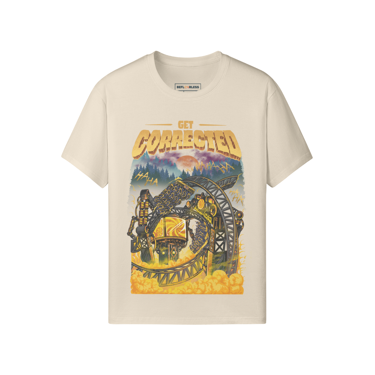 Get Corrected Front Print T-Shirt - Image 3