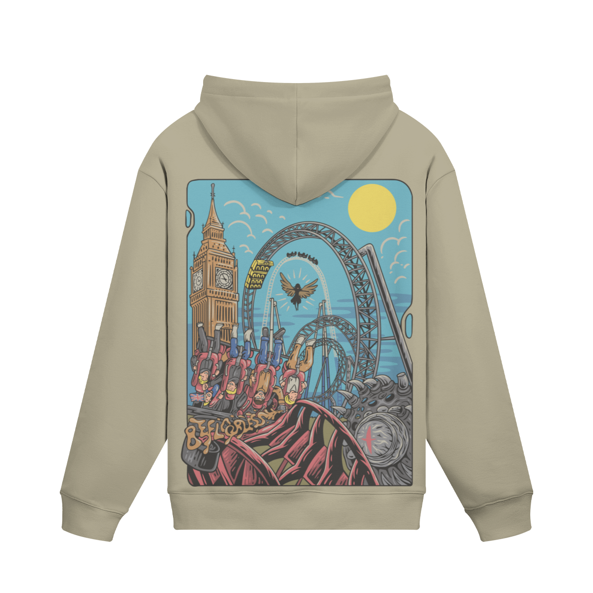 Coasters of the World - UK Edition Hoodie - Image 4