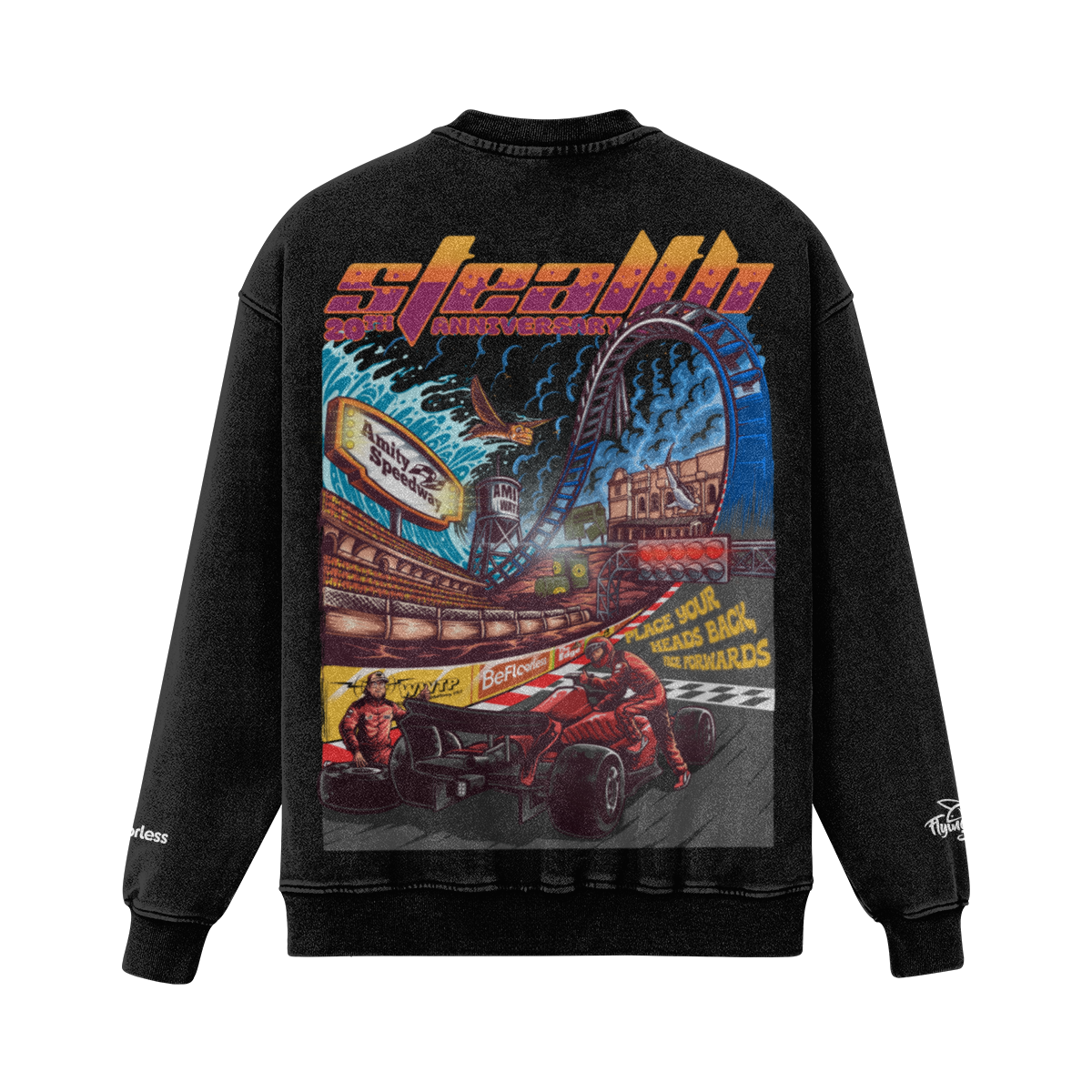 Floorless Racing Oversized Vintage Sweater - Image 2