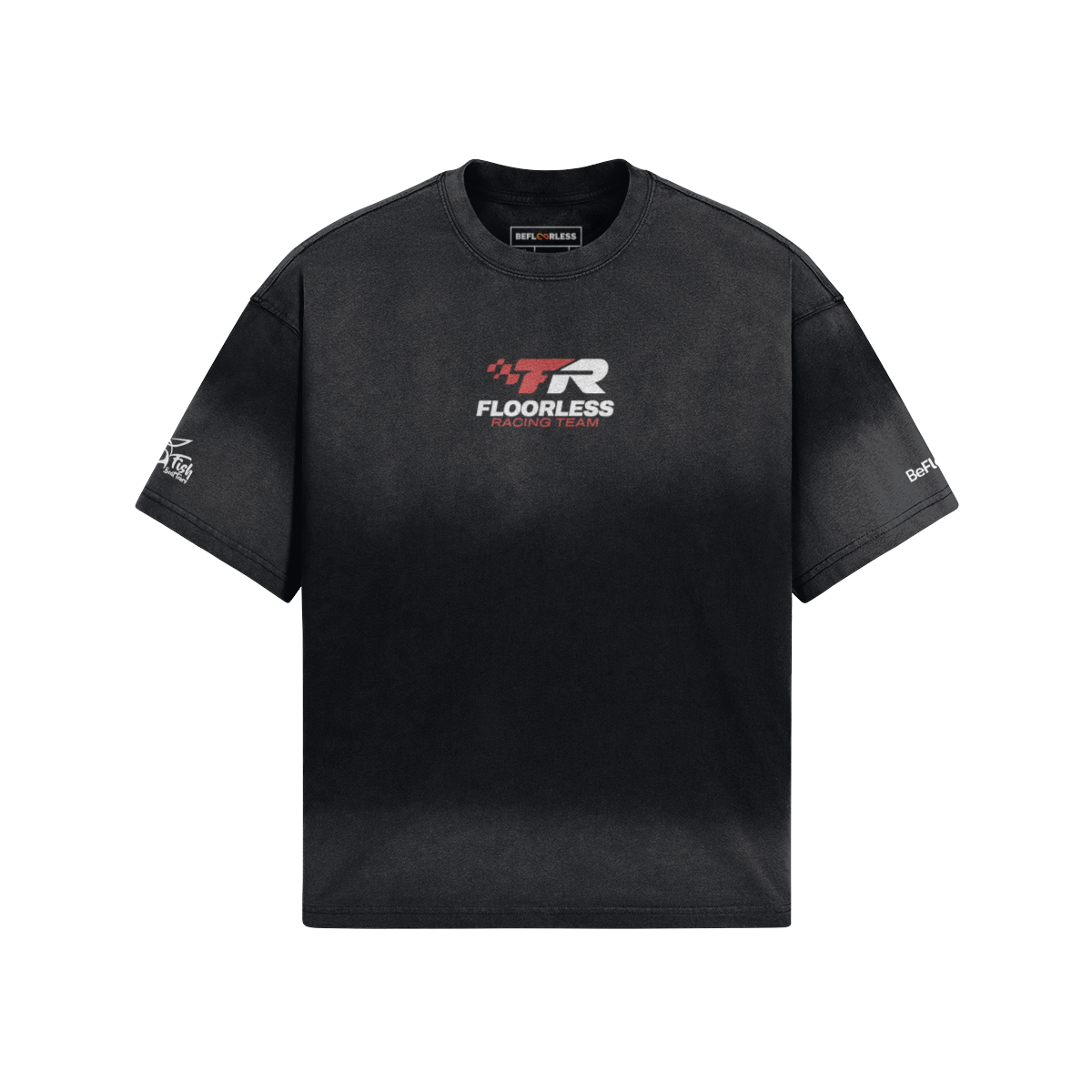 Floorless Racing Oversized Tie-dye Tee