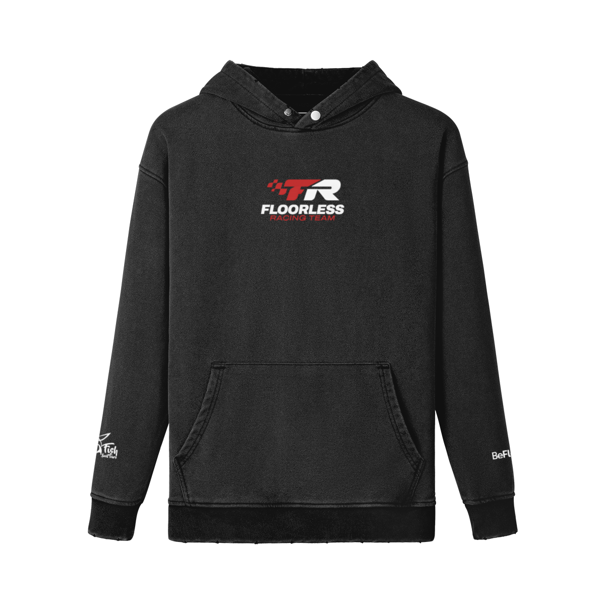 Floorless Racing Snow Wash Vintage Hoodie
