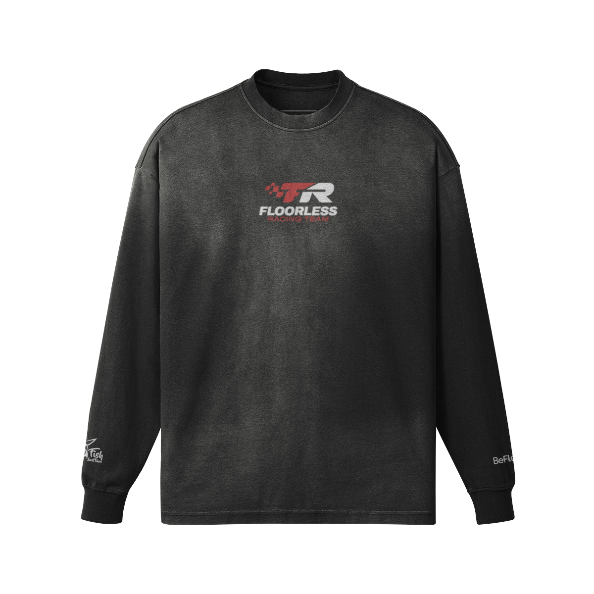 Floorless Racing Team Anniversary Oversized Faded Longsleeve
