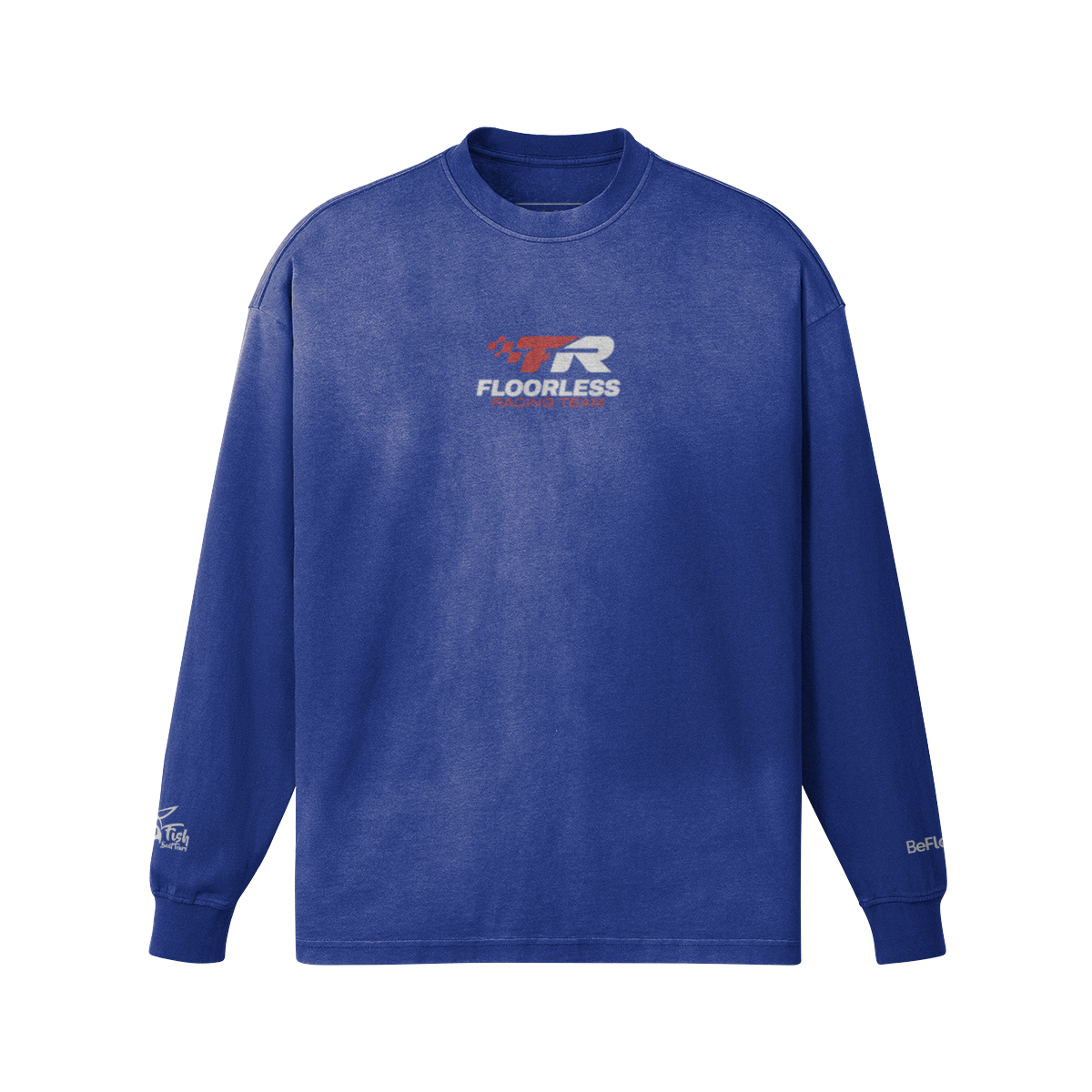 Floorless Racing Team Anniversary Oversized Faded Longsleeve - Image 2
